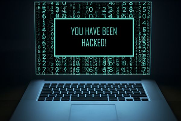 Gehackter Laptop