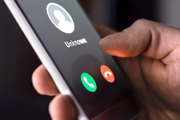 Unbekannter Anrufer auf iPhone