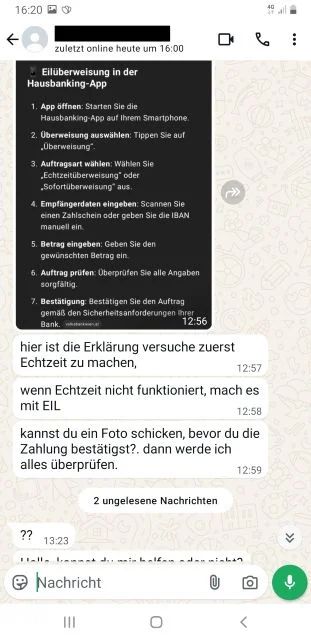 Hallo MP Direktüberweisung