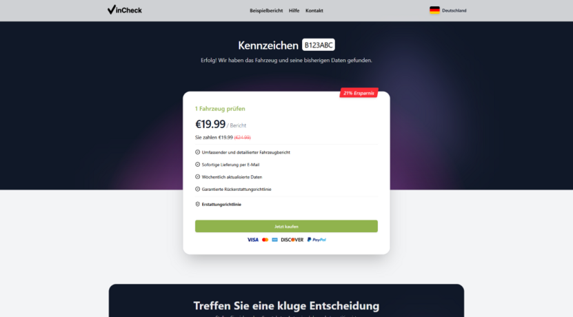 vincheck_Ergebnis