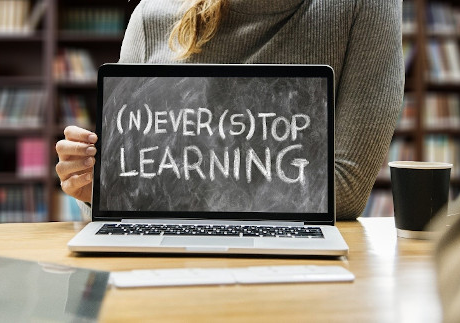Symbolbild "Never Stop Learning"